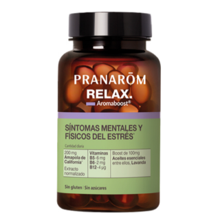 Pranarom Aromaboost relax (estrés) 60 cápsulas