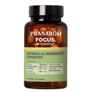 Pranarom Aromaboost focus (concentración y memoria) 60 cápsulas