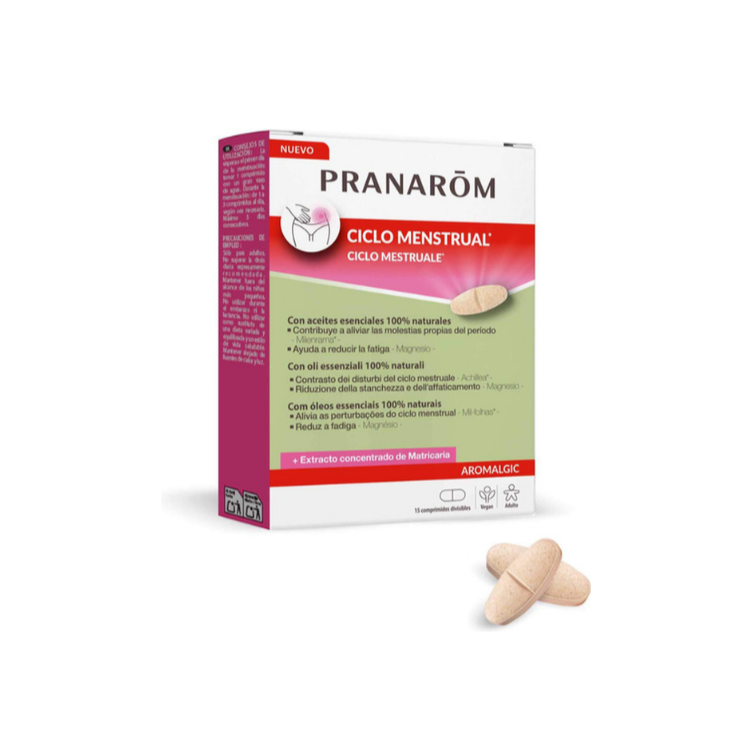 Pranarom Aromalgic Ciclo menstrual 15 comprimidos