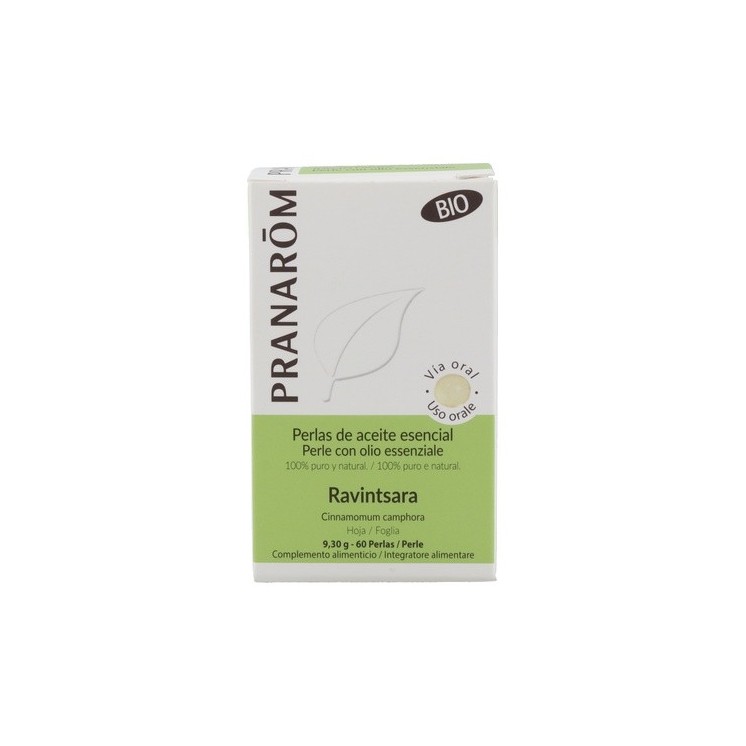 Pranarom Perlas Ravintsara Bio 60 perlas