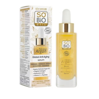 So'Bio Étic Sérum Facial Antiedad Global Argán 30ml