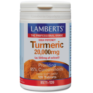 Lamberts Cúrcuma 20.000 mg 120 tabletas (20000mg)
