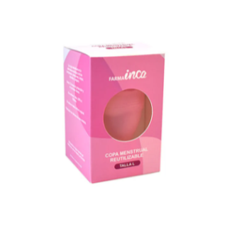 inca  copa menstrual con bolsita talla L