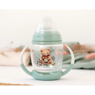 Kiokids Taza de aprendizaje step 1 oso sage