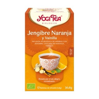 Infusión ayurvédica Jengibre, Naranja y Vainilla