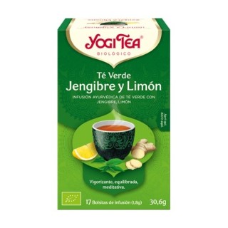 Té verde, jengibre y limón