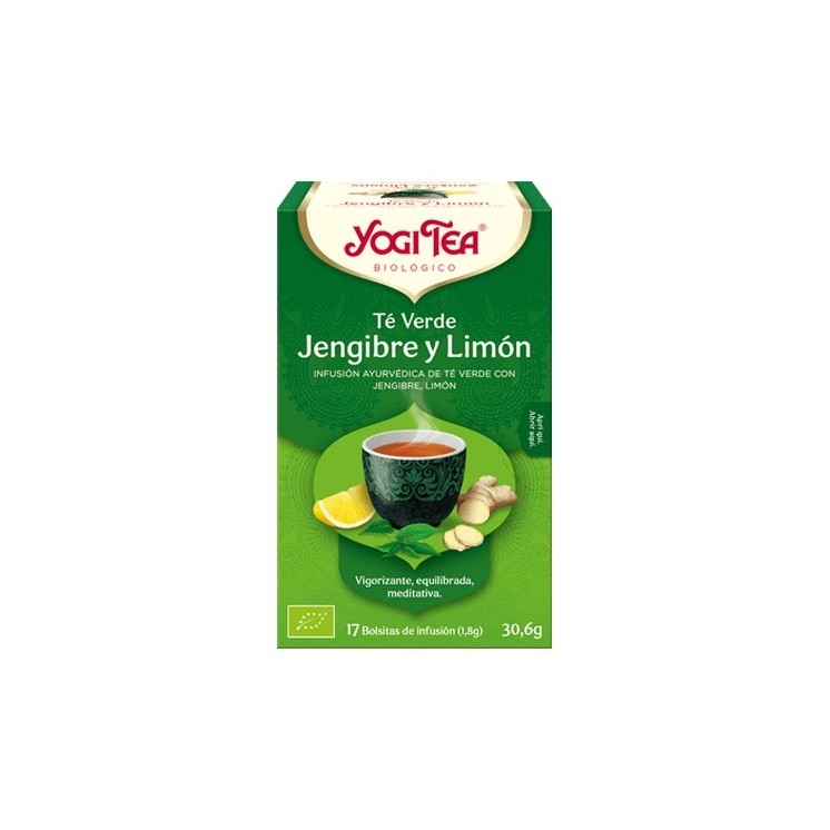 Té verde, jengibre y limón