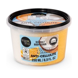 Organic Shop Exfoliante corporal anticelulítico 250 ml de crema