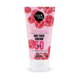 Organic Shop Crema facial de día con protección solar + antioxidantes SPF50 50 ml de crema