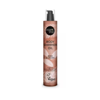 Organic Shop Aceite Body Shimmer Rosa y Lichi 100 ml