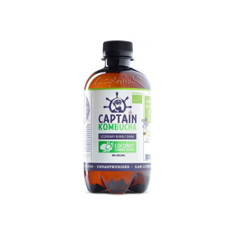 Captain Kombucha Bebida Kombucha Té Coco Bio 1litro