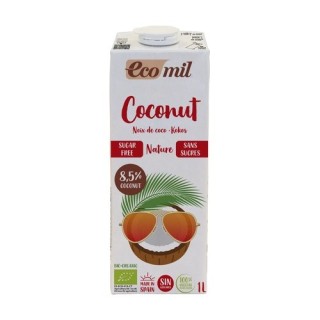 Ecomil Bebida de coco Bio sin azúcar 1 L (Coco)