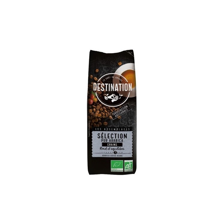 Destination Bio Café en Grano Selección 100% Arábica Bio 250 g