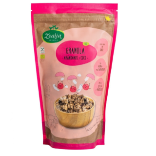 Zealia Granola de arándanos y coco bio sin gluten 300 g