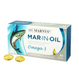 MARNYS® Mar In Oil (Aceite de Salmón) 60 perlas de 500mg