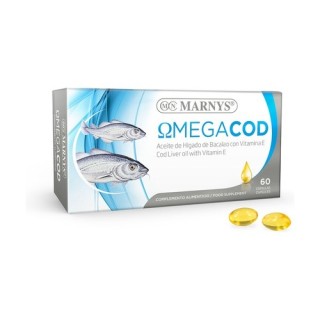 MARNYS® Omega Cod (Aceite de Hígado de Bacalao) 60 cápsulas