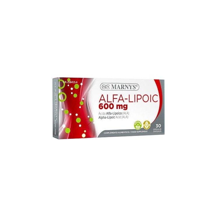 Marnys Alfa Lipoic 600 mg ·30 cápsulas