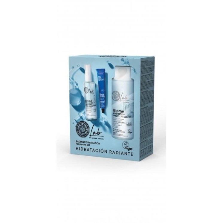 Natura Sibérica Set de cuidado facial Biome Hydration & Glow de Lab by NS (400 ml/200 ml/50 ml)