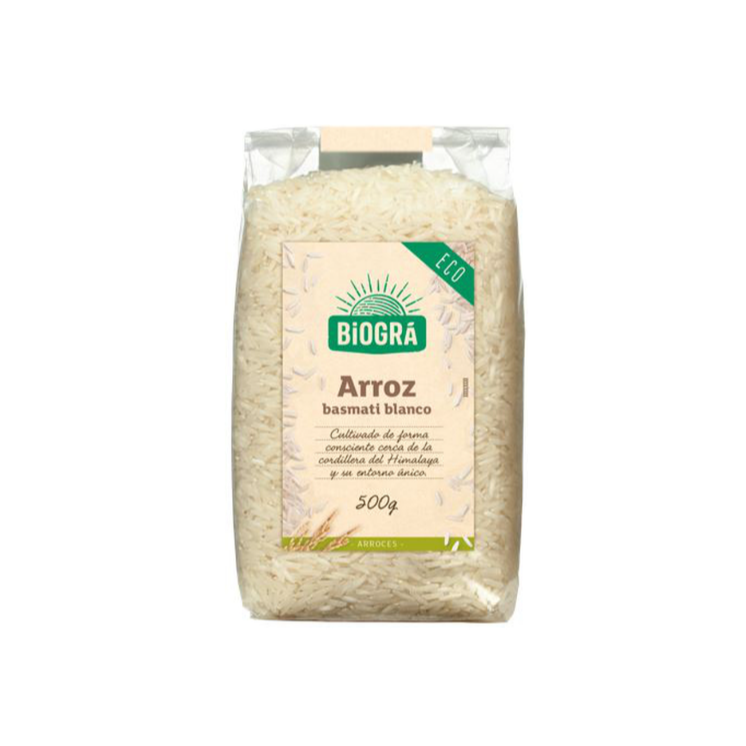 Biográ Arroz Basmati Blanco 500 g