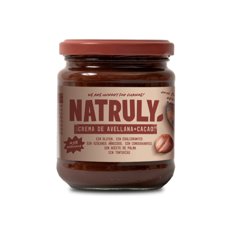 Natruly Crema de Cacao y Avellanas 285 g