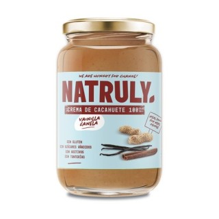 Natruly Crema de cacahuete canela y vainilla 500 g