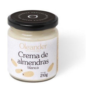 Oleander Crema de almendras blanca Bio 210 g de crema