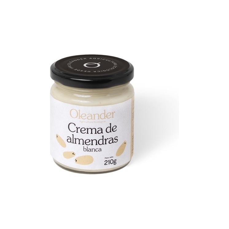 Oleander Crema de almendras blanca Bio 210 g de crema