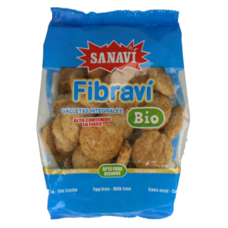Sanavi Galletas Fibravi de Coco y Vainilla Bio 300 g
