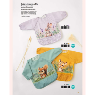 Kiokids Babero impermeable con mangas