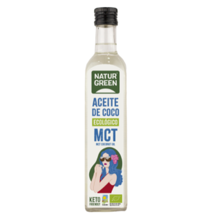 NaturGreen Aceite de coco MCT Bio 500 ml de aceite