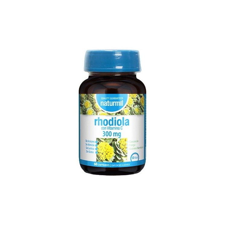 Rhodiola con vitamina C 300 mg 60 comprimidos