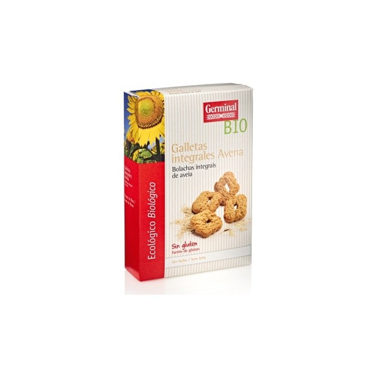 Germinal Galletas Integrales de Avena Sin Gluten Bio 250 g