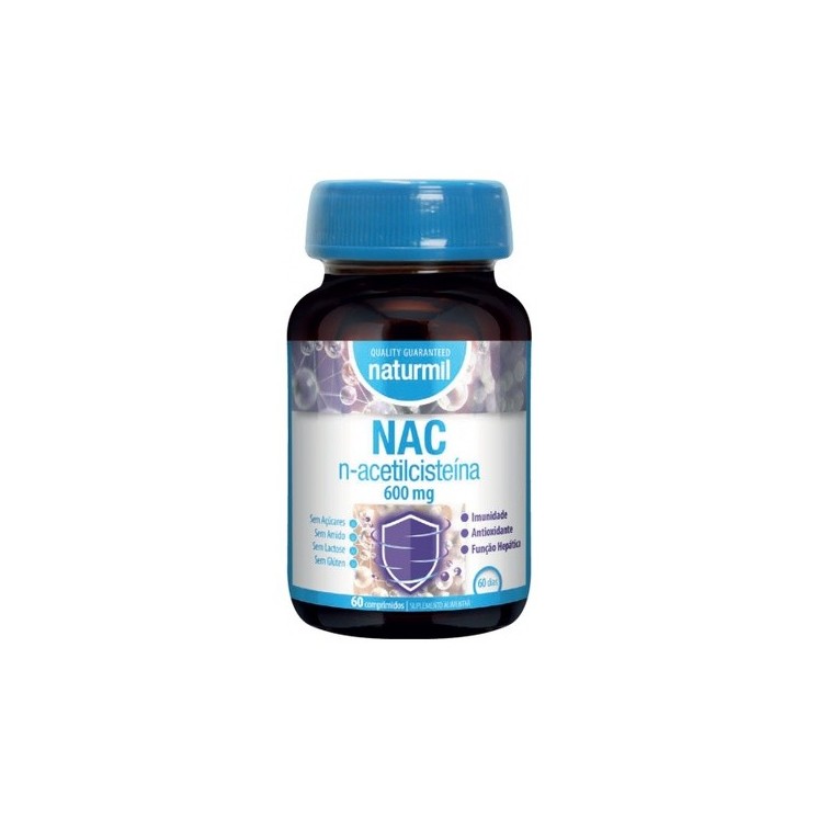 Naturmil Nac N-Acetilcisteina función hepática 60 comprimidos