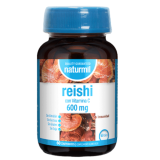 Naturmil Reishi 600mg con vitamina C 60 comprimidos