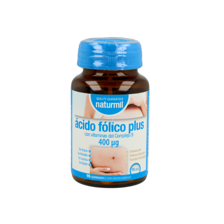 Naturmil Ácido Fólico Plus 90 comprimidos de 400μg