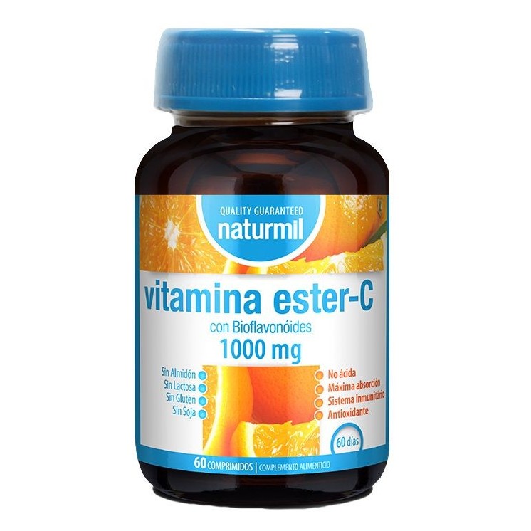 Naturmil Vitamina Ester C 1000 mg · 60 comprimidos