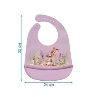 Babero blandito silicona lavanda