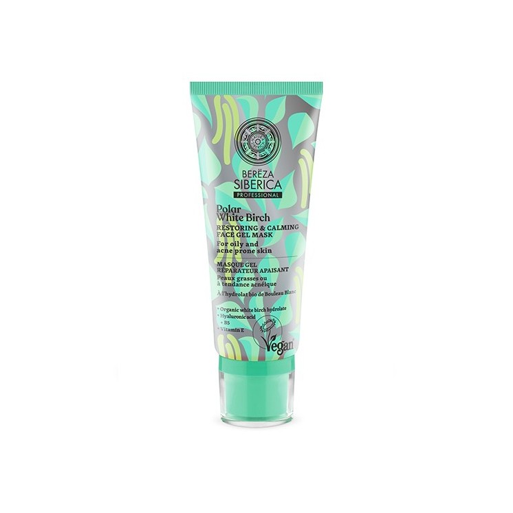 Natura Sibérica Bereza MASCARILLA DE GEL REPADORA Y CALMANTE, 100 ml