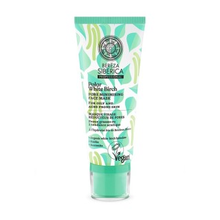 Natura Sibérica Bereza MASCARILLA FACIAL MINIMIZADORA DE POROS, 100 ml
