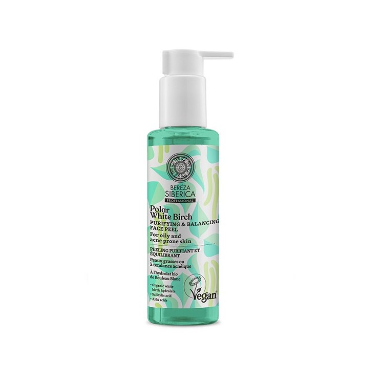 Natura Sibérica Bereza EXFOLIANTE PURIFICANTE Y EQUILIBRANTE, 145 ml