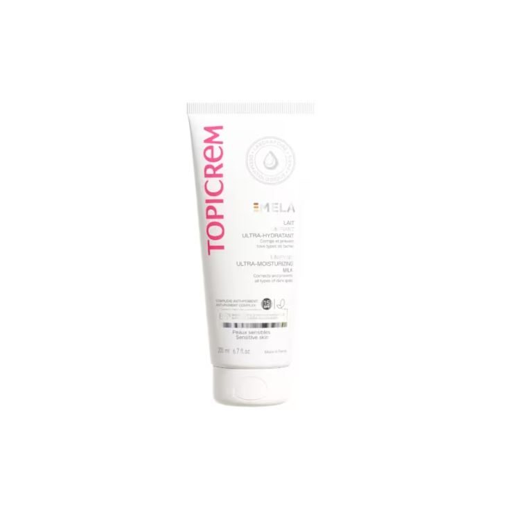 Topicrem Mela Leche Unificadora Ultra-Hidratante Corporal SPF15 200 ml