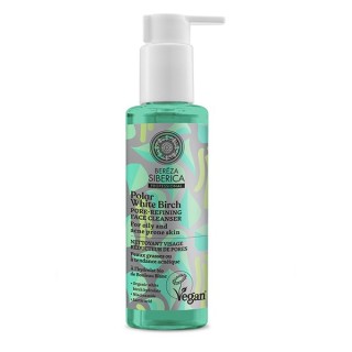 Natura Sibérica Bereza LIMPIADOR FACIAL REFINADOR DE POROS, 145 ml