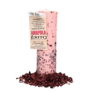 Vela Artesanal con Amapola - Éxito