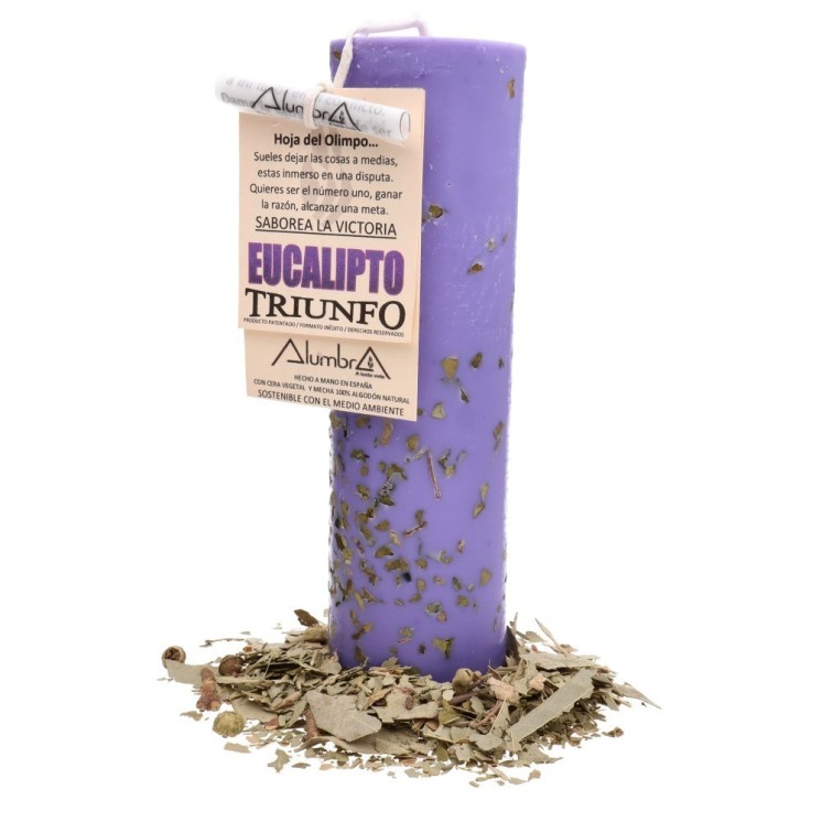 Vela Artesanal con Eucalipto - Triunfo