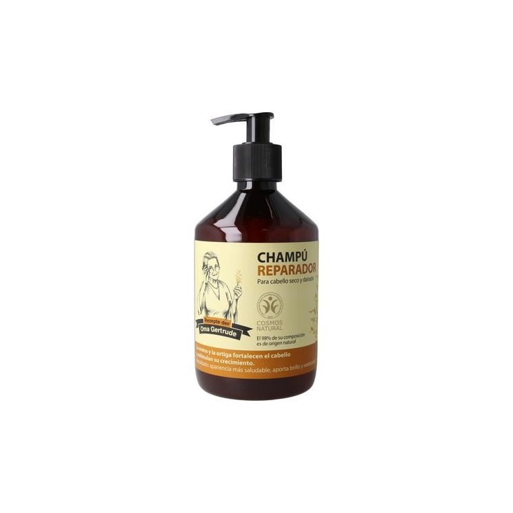 Oma Gertrude  Champú reparador cabello seco y dañado 500 ml