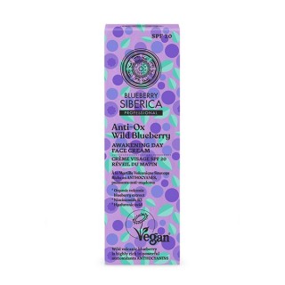 Natura Sibérica Blueberry CREMA DE DÍA VIGORIZANTE, 50 ml