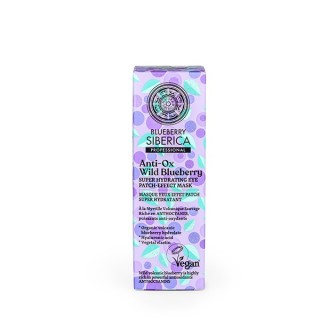Natura Sibérica Blueberry MASCARILLA PARA EL CONTORNO DE LOS OJOS SUPERHIDRATANTE CON EFECTO PARCHE, 30 ml