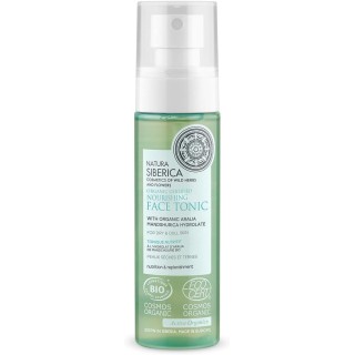 Natura Sibérica TÓNICO FACIAL NUTRITIVO PARA PIEL SECA Y APAGADA CERTIFICADO ORGÁNICO, 100 ML