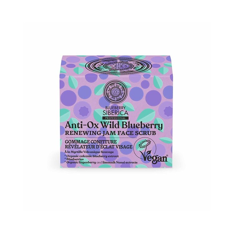 Natura Sibérica Blueberry EXFOLIANTE-MERMELADA FACIAL, 50 ml