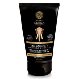 Natura Sibérica Arcilla afeitado 2 en 1 Jabón y Mascarilla El Mamut